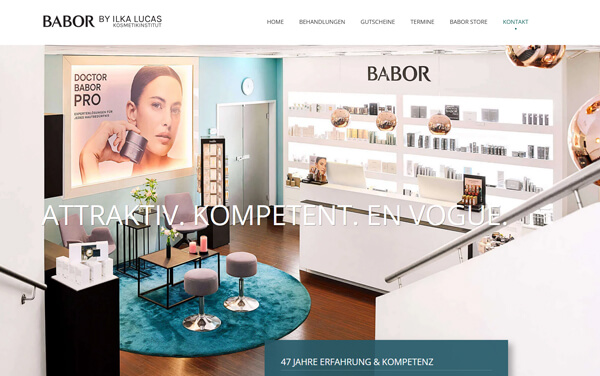 Webseite Kosmetik-lucas.de
